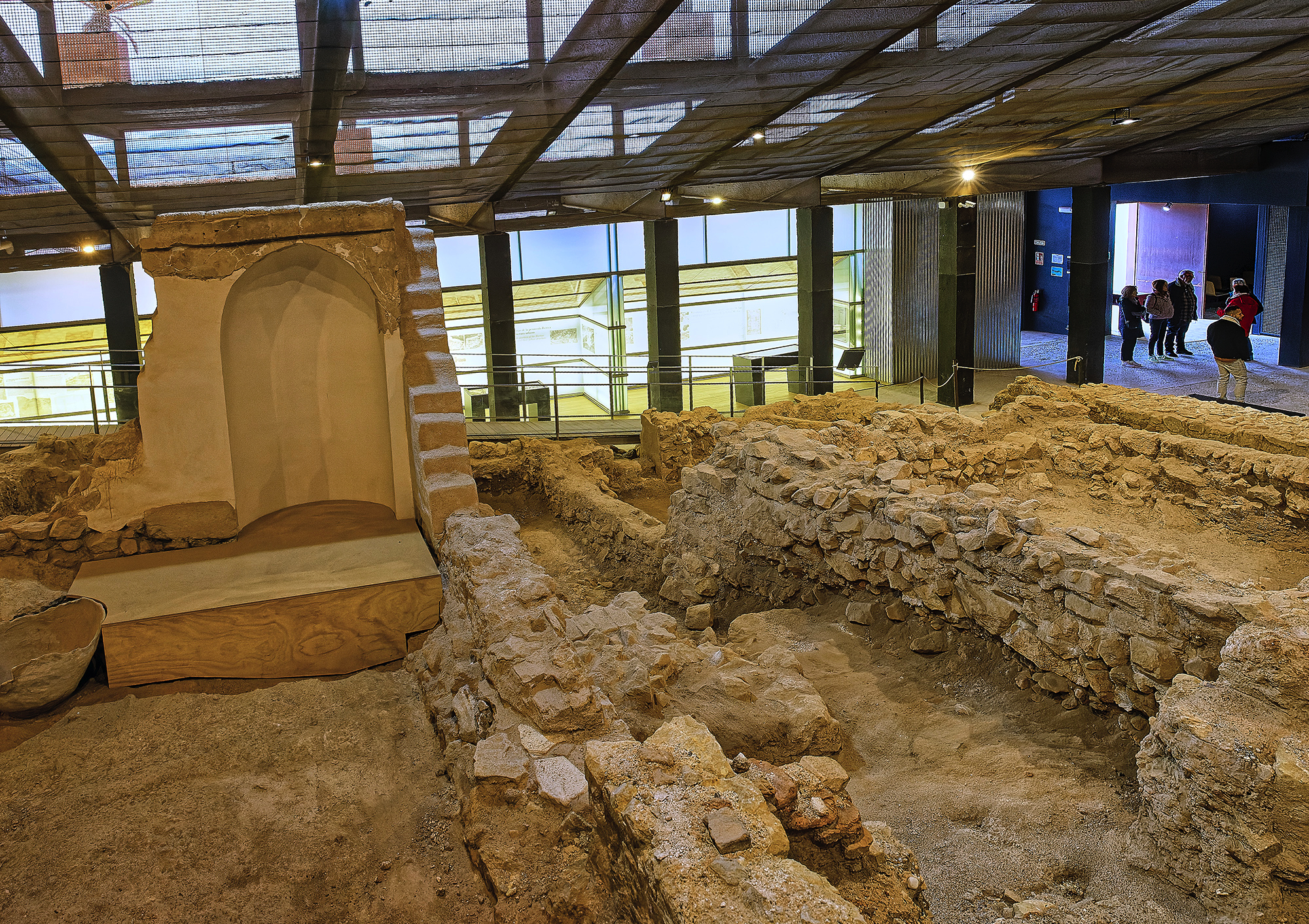 Citadelle de Lorca - Des vestiges ont mis en lumière le quartier juif et particulièrement ce qui était la synagogue